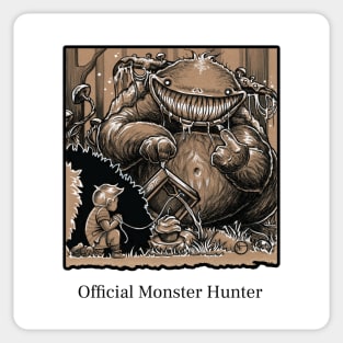 Official Monster Hunter - Black Outlined Version Sticker